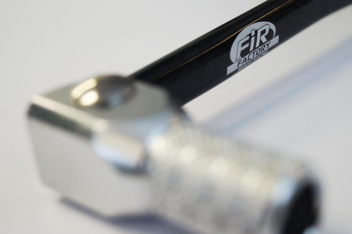 Factory Image Racing Gear Lever Shift Black KLX110, Aluminium Forged 13156-0039, FIR Brand, Black & Titanium