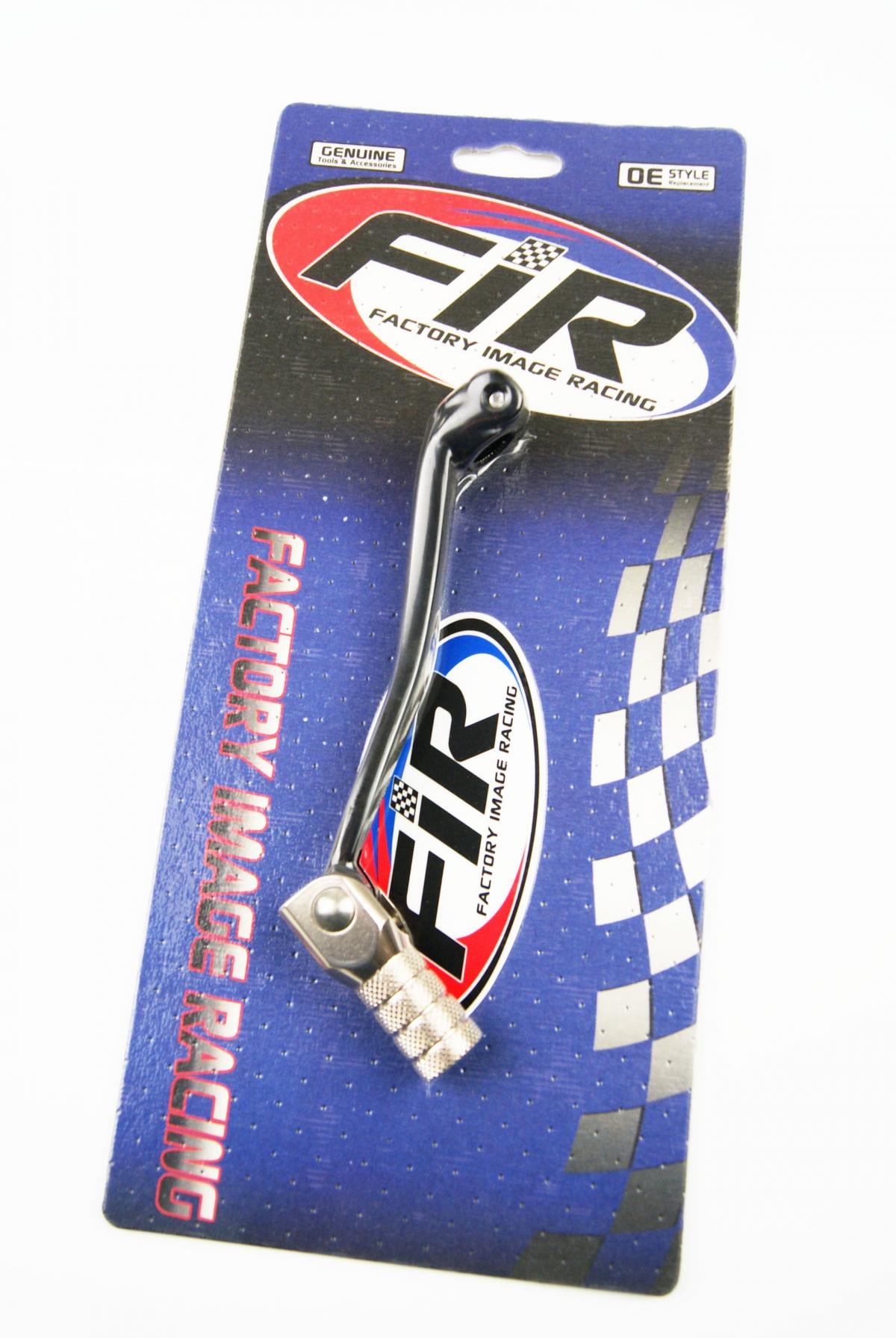 Factory Image Racing Gear Lever Shift KXF 450 09-18, Aluminium Forged 13156-0614, FIR Brand, Black & Titanium