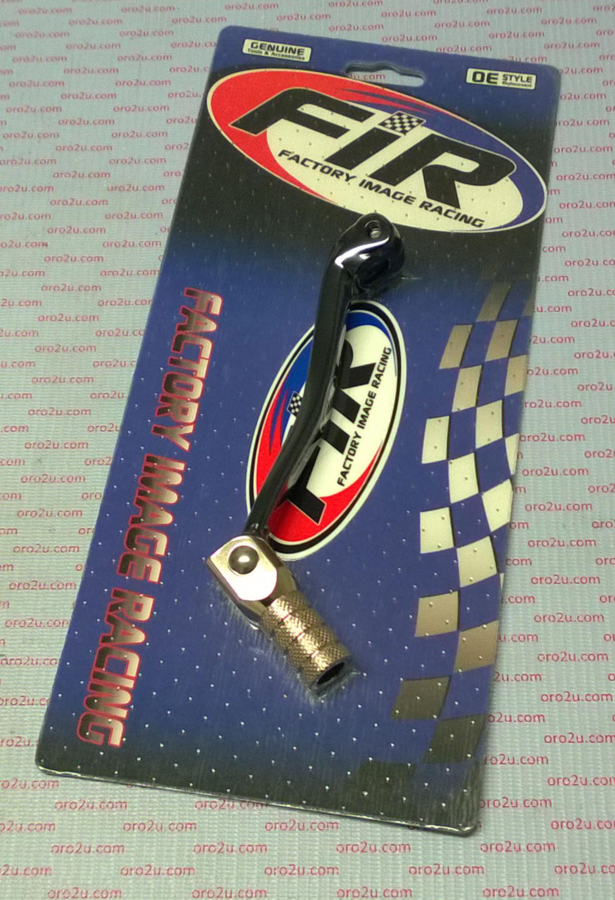 Factory Image Racing Gear Lever Shift KXF 450 09-18, Aluminium Forged 13156-0614, FIR Brand, Black & Titanium