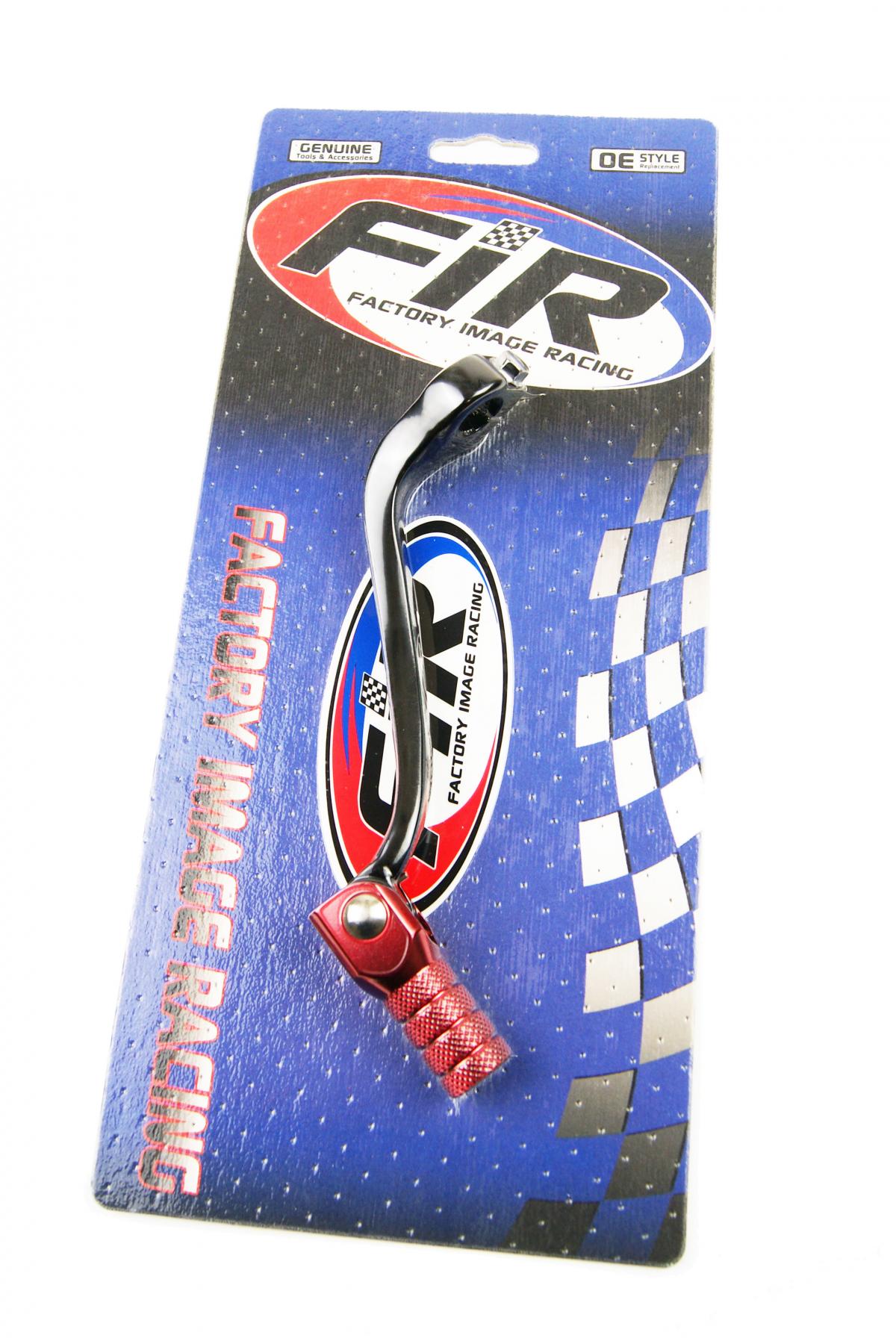 Factory Image Racing Gear Lever Shift 11-16 CRF450R, Aluminium Forged 24700-MEN-306, FIR Brand, Black & Red