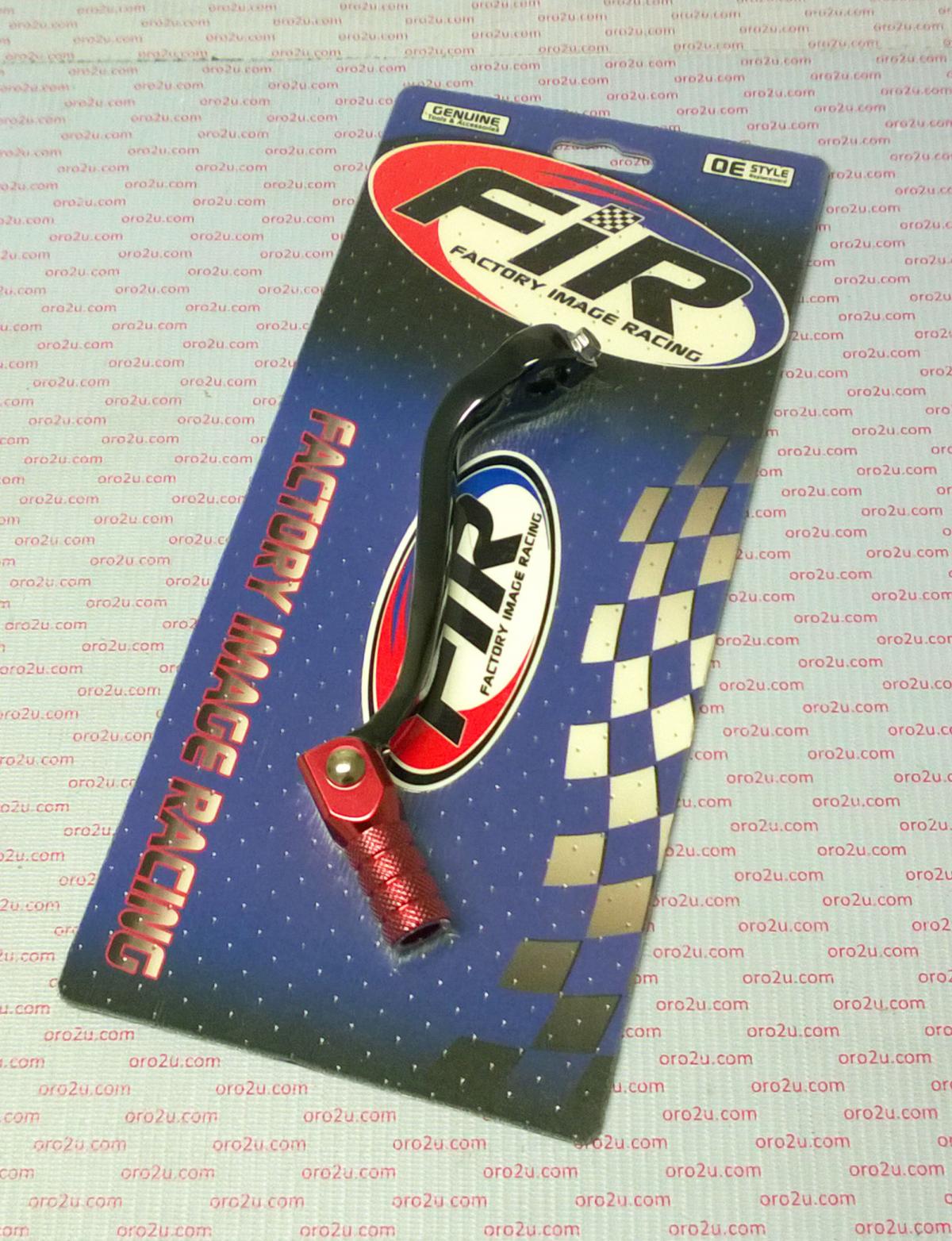 Factory Image Racing Gear Lever Shift 11-16 CRF450R, Aluminium Forged 24700-MEN-306, FIR Brand, Black & Red