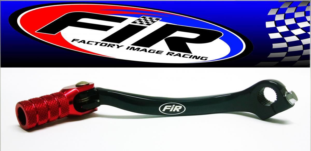 Factory Image Racing Gear Lever Shift 11-16 CRF450R, Aluminium Forged 24700-MEN-306, FIR Brand, Black & Red