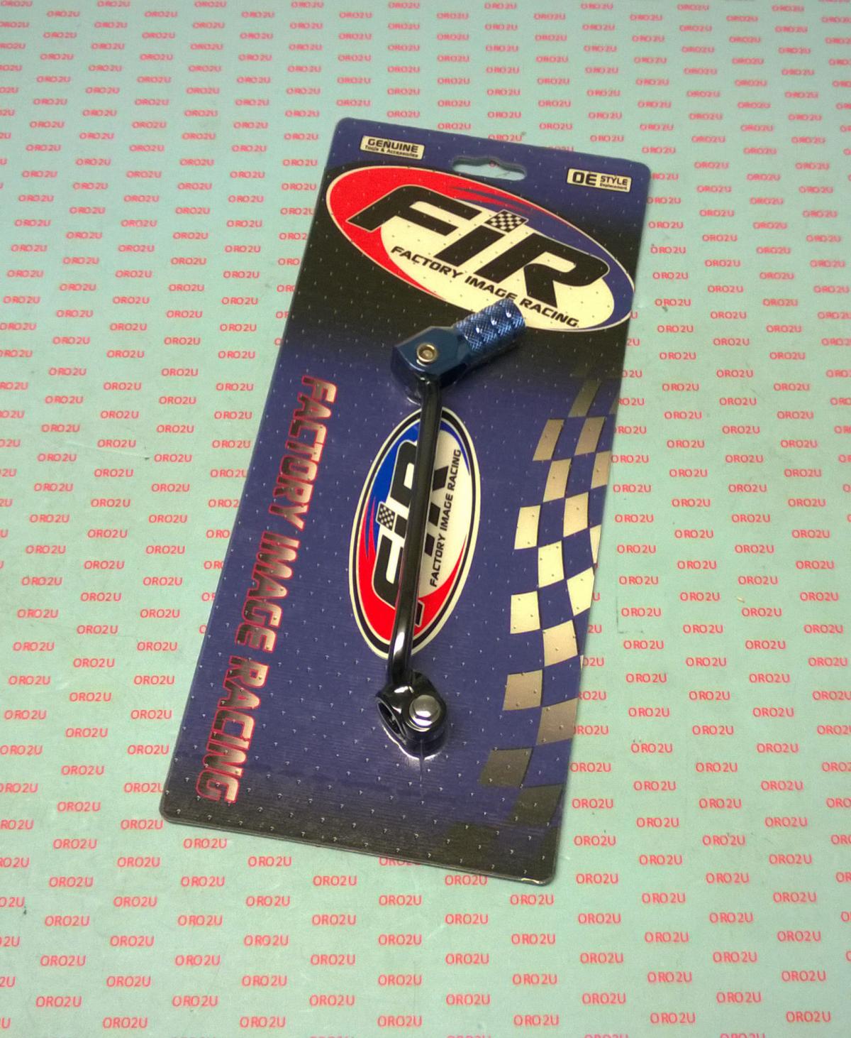 Factory Image Racing Gear Lever Shift WR 250 R X, Aluminium Forged 3D7-18110-00, FIR Brand, Black & Blue