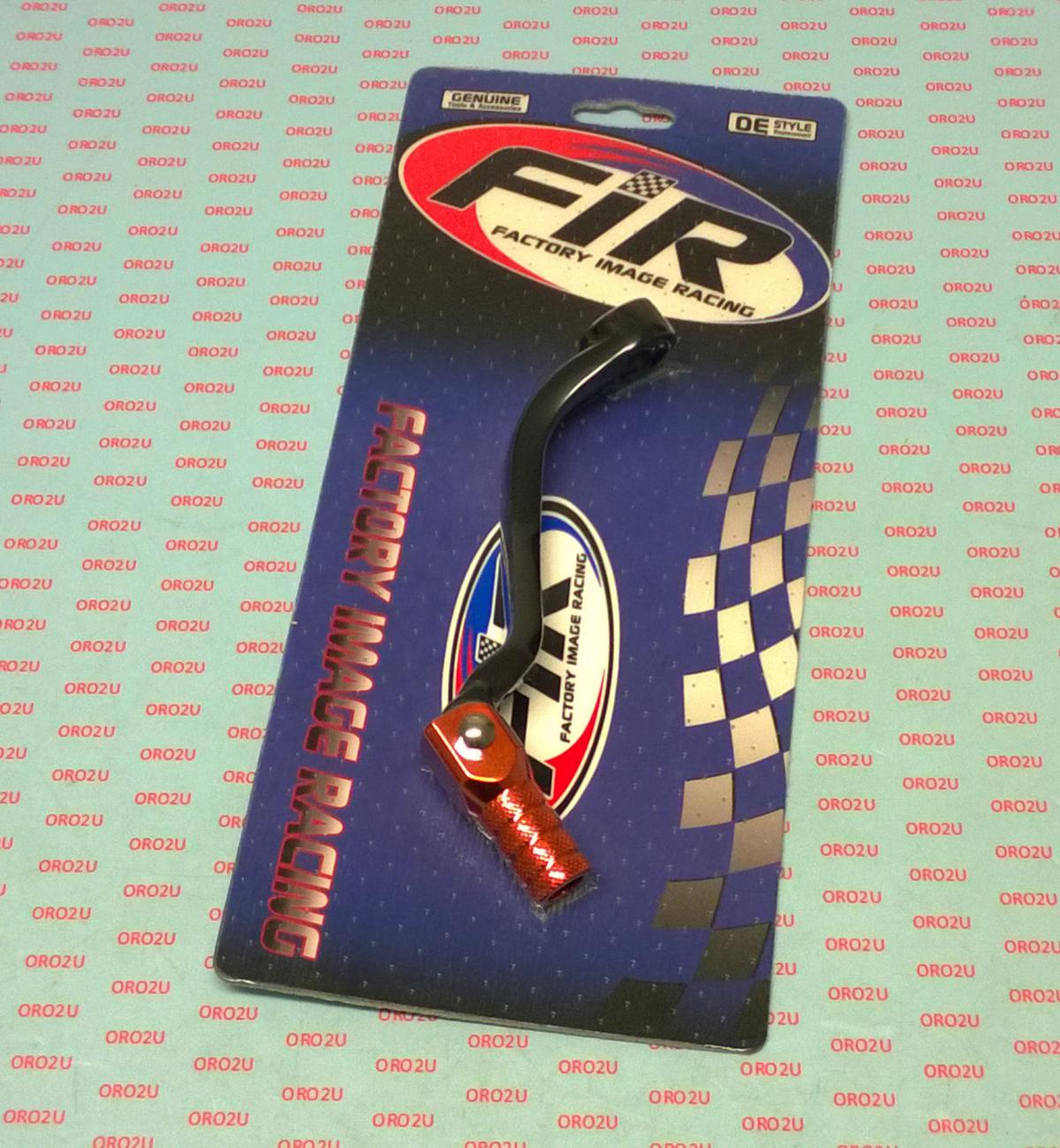 Factory Image Racing Gear Lever Shift KTM 2016-2022, Aluminium Forged 79234031100, FIR Brand, Black & Orange