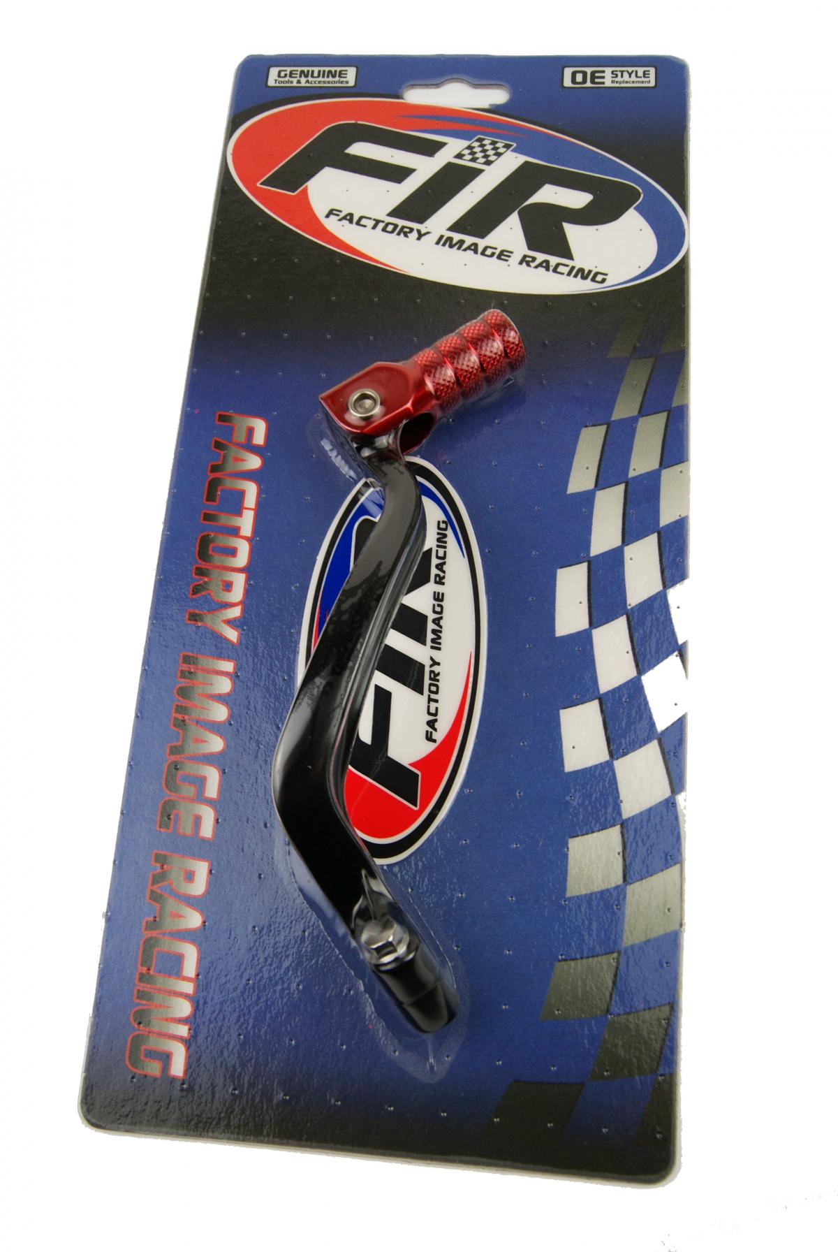 Factory Image Racing Gear Lever Shift Beta 250-520, Aluminium Forged 006050008000, FIR Brand, Black & Red