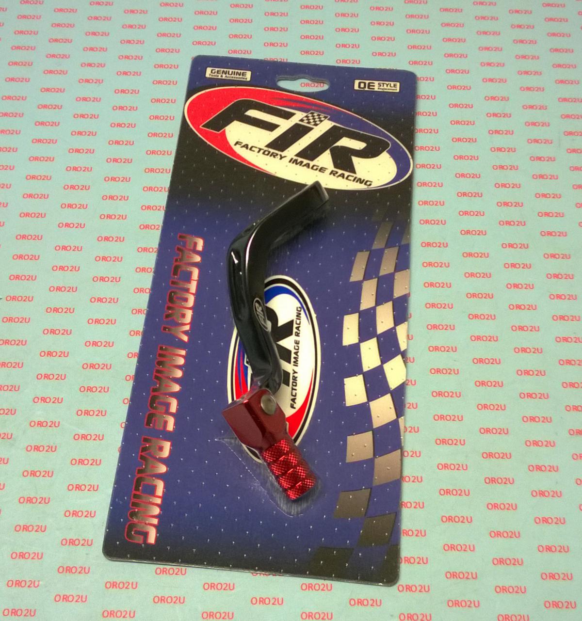 Factory Image Racing Gear Lever Shift Beta 250-520, Aluminium Forged 006050008000, FIR Brand, Black & Red