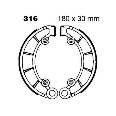 Brake Shoes Vesrah VB-128