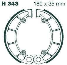 Factory Image Racing Rear Drum Brake Shoes 84-14 Honda Nighthawk Pacific Coast Fourtrax Foreman Magna Shadow H343