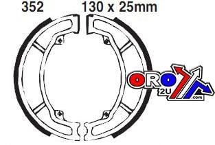Factory Image Racing Brake Shoes H352 GF.1316, Hero FSB963, DP9199,DS72