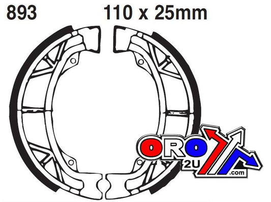 Brake Shoes Ebc 893