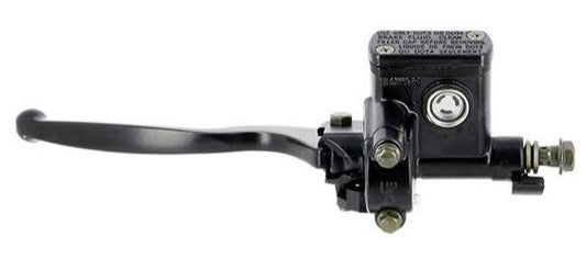 Dirt Racing Master Cylinder Left Hand, Brake master cylinder Left Fixing Ø22 - Piston Ø14mm, Lever, banjo and seals