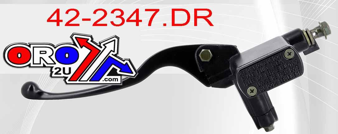 Dirt Racing Master Cylinder Left Hand, Brake master cylinder Left Fixing Ø22 - Piston Ø14mm, Lever, banjo and seals