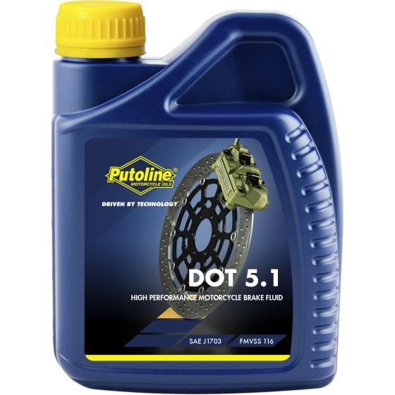 500ml DOT 5.1 PUTOLINE, DOT5.1-500, DOT5.1-500, BOX = 12