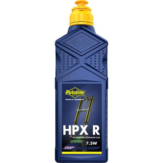 1LT 7.5wt HPXR FORK OIL, PUTOLINE 70231HPX7.5-1, HPX7.5-1, BOX = 12
