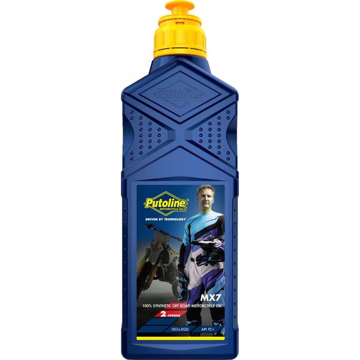 PUTOLINE OIL MX7 1LT 2-STROKE, MX7-1, MX7-1, 70275 BOX = 12