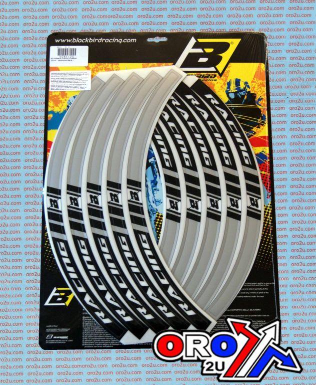 Blackbird Graphics Rim Sticker Grey Racing, 5081/20 Blackbird