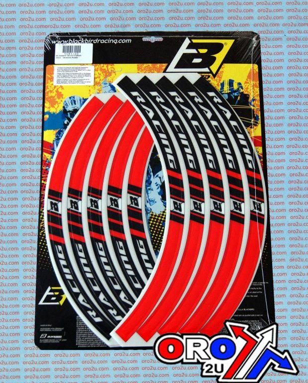 Blackbird Graphics Rim Sticker Red Racing 5081/60, Blackbird