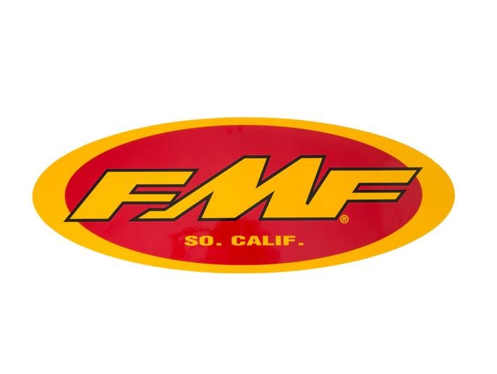 23-Inch Oval Exhaust Sticker - FMF 010594