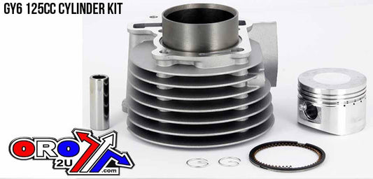 CYLINDER KIT 52mm GY6 125cc 4T KCYLGY6125