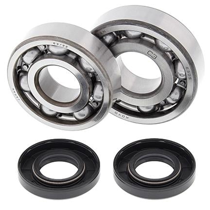 All Balls Racing Crankshaft Bearing & Seal Kit, Allballs 24-1007 KX125 85-87