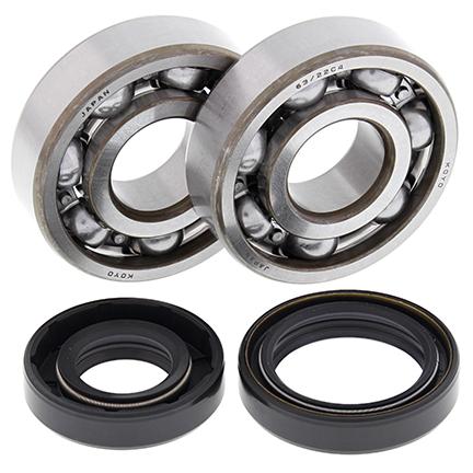 All Balls Racing Crankshaft Bearing & Seal Kit, Allballs 24-1008 KX125 88-05