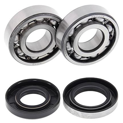 All Balls Racing Crankshaft Bearing & Seal Kit, Allballs 24-1070 TS100 73-77