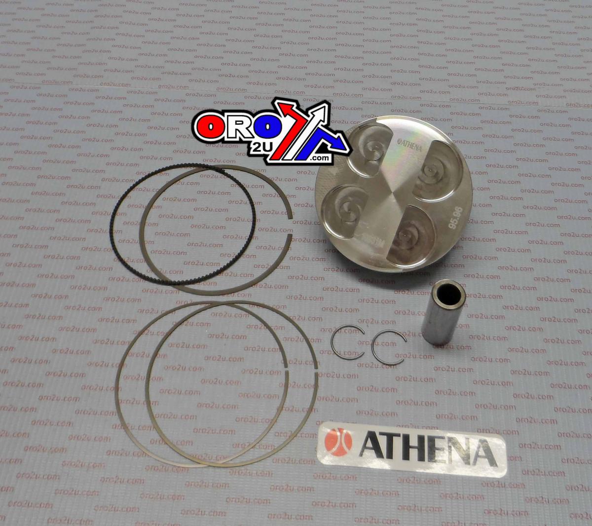 Piston Kit 96MM Honda CRF 450 09-16, Athena S4F09600014B Std Bore