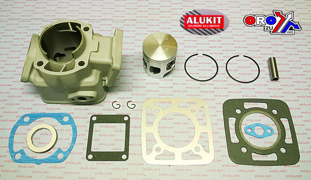 Rijomotor Cylinder Kit Yam DT50LC 54mm, Big Bore H2O Alum, 120606507, Alukit SA0090