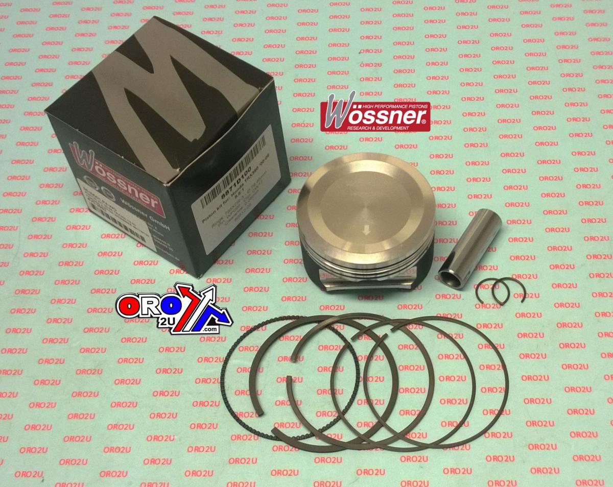 Piston Kit 99-06 TRX350 79.00, Forged Piston Wossner 8871D050, Honda ATV