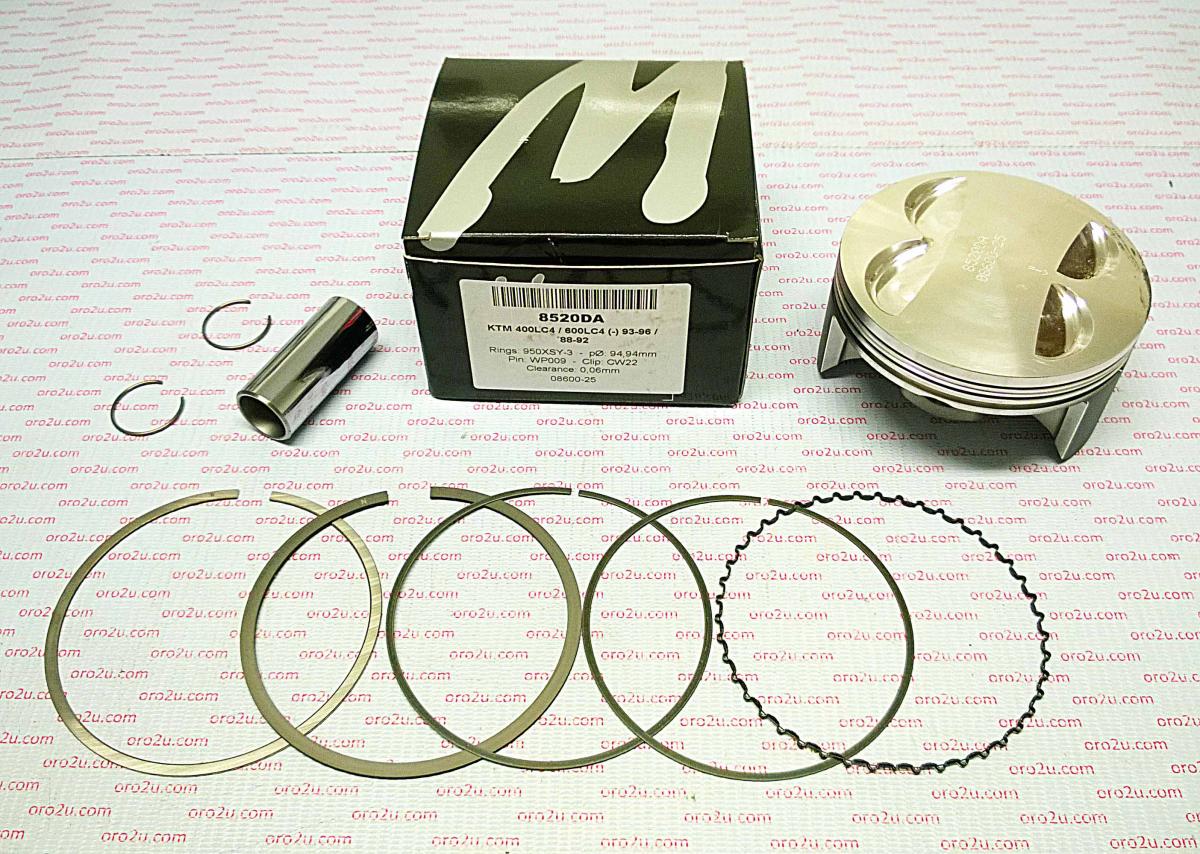 Piston Kit KTM400 600 95.00 A, 8520DA Wossner KTM TO-93