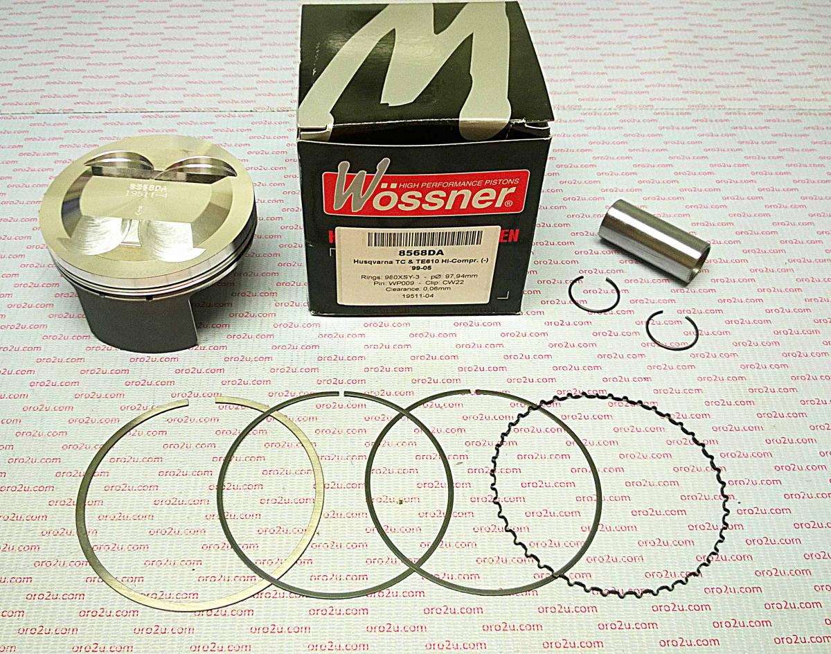 Piston Kit Hc HUSKY610 98.00, Wossner 8568DA Husqvarna 800092911