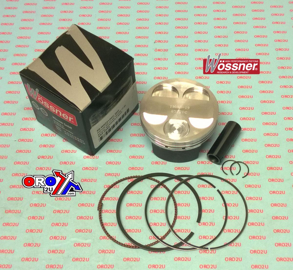 Piston Kit 01-04 YZF250 79.00, 8572D200 Wossner 2-RING