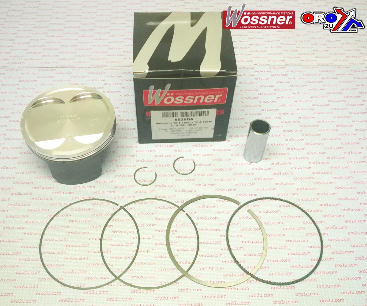 Piston Kit 99-04 610 98.00 C, Wossner 8526DC Husqvarna
