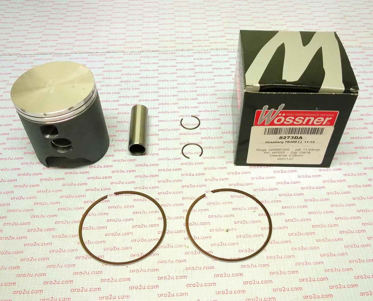 Piston Kit 11-14 TE300 Husab, Husaberg Wossner 8273DA