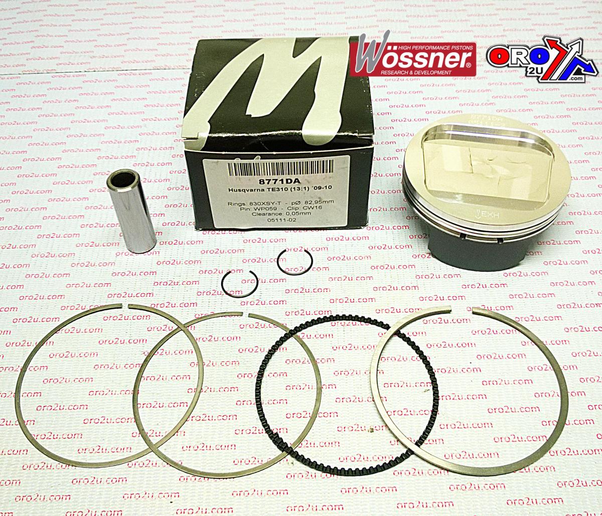 Piston Kit 09-10 TC310 83.00mm, Wossner 8771DC Husqvarna