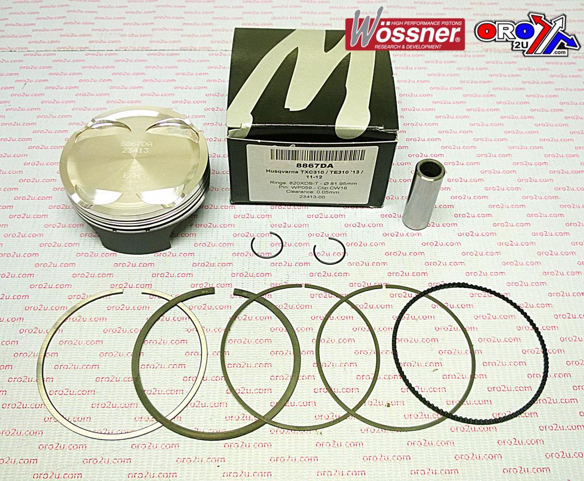 Piston Kit 11-12 TC310 82.00mm, Forged Wossner 8867DB
