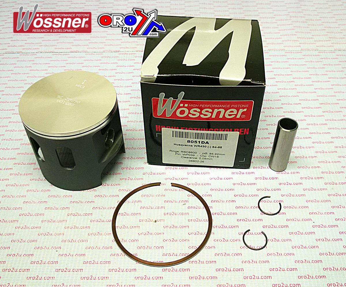 Piston Kit 80-88 430 87.00, Husqvarna Wossner 8051D100