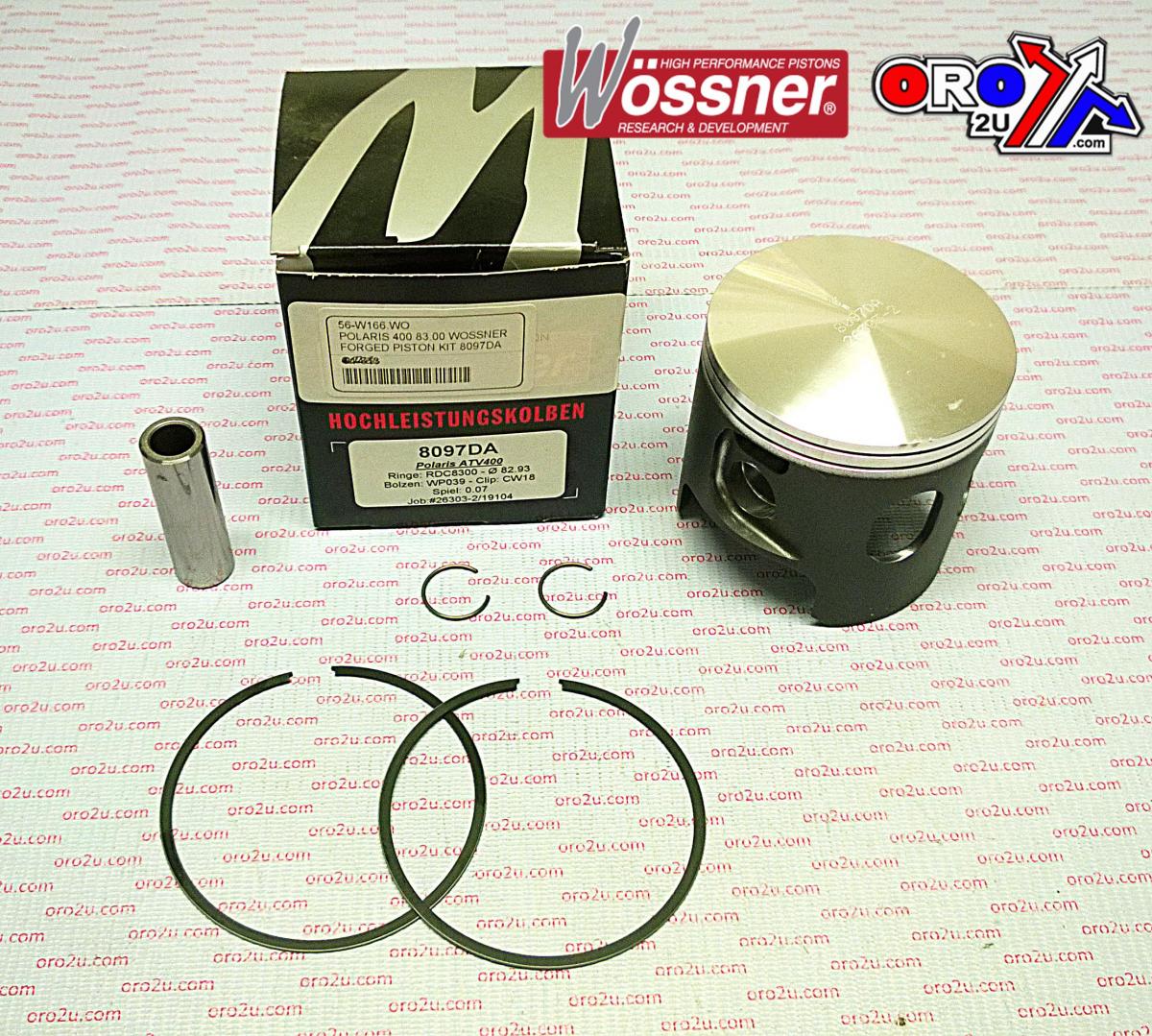 Piston Kit Polaris 400 83.00, Forged Wossner 8097DA