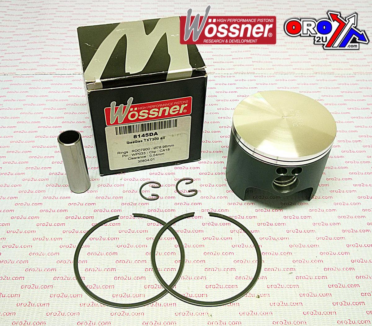 Piston Kit All TXT300 79.00 A, Wossner Forged Kit 8145DA