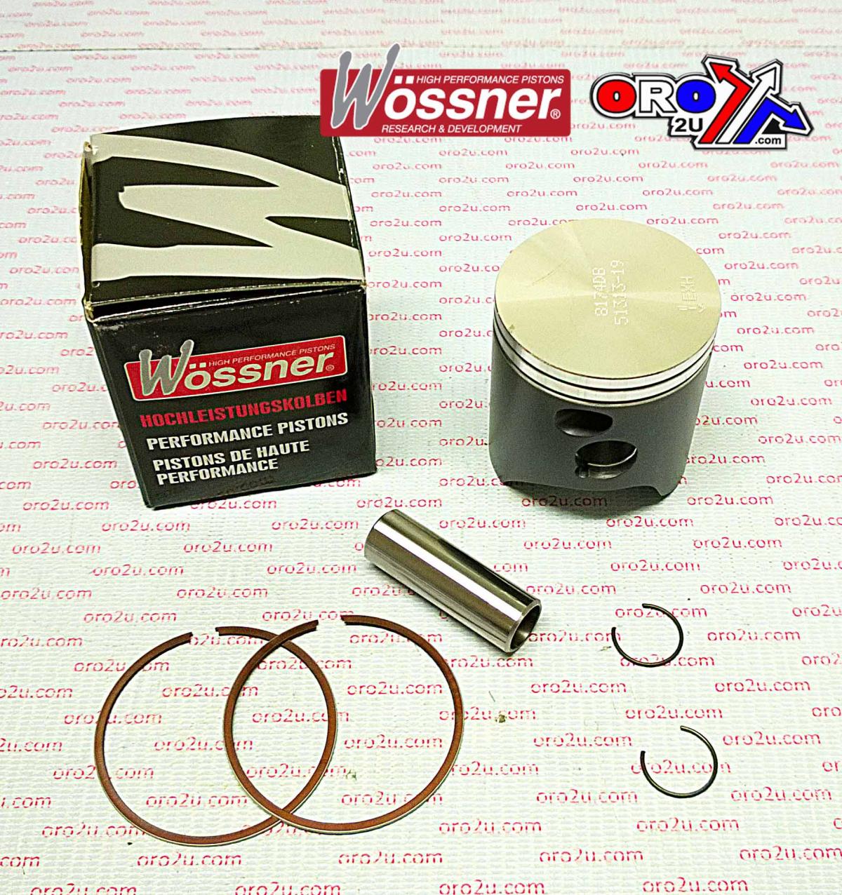 Piston Kit 01-15 KTM125, Beta Rr 125 18-19 54.00, Wossner 8174DA Exc 50430007100