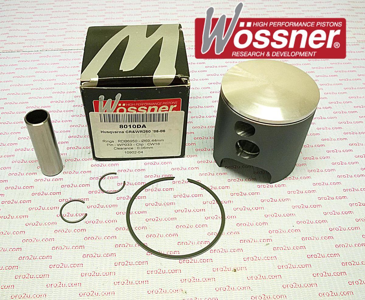 Piston Kit Hsq 250 85-86 70.50, Wossner 8010D100 Husqvarna