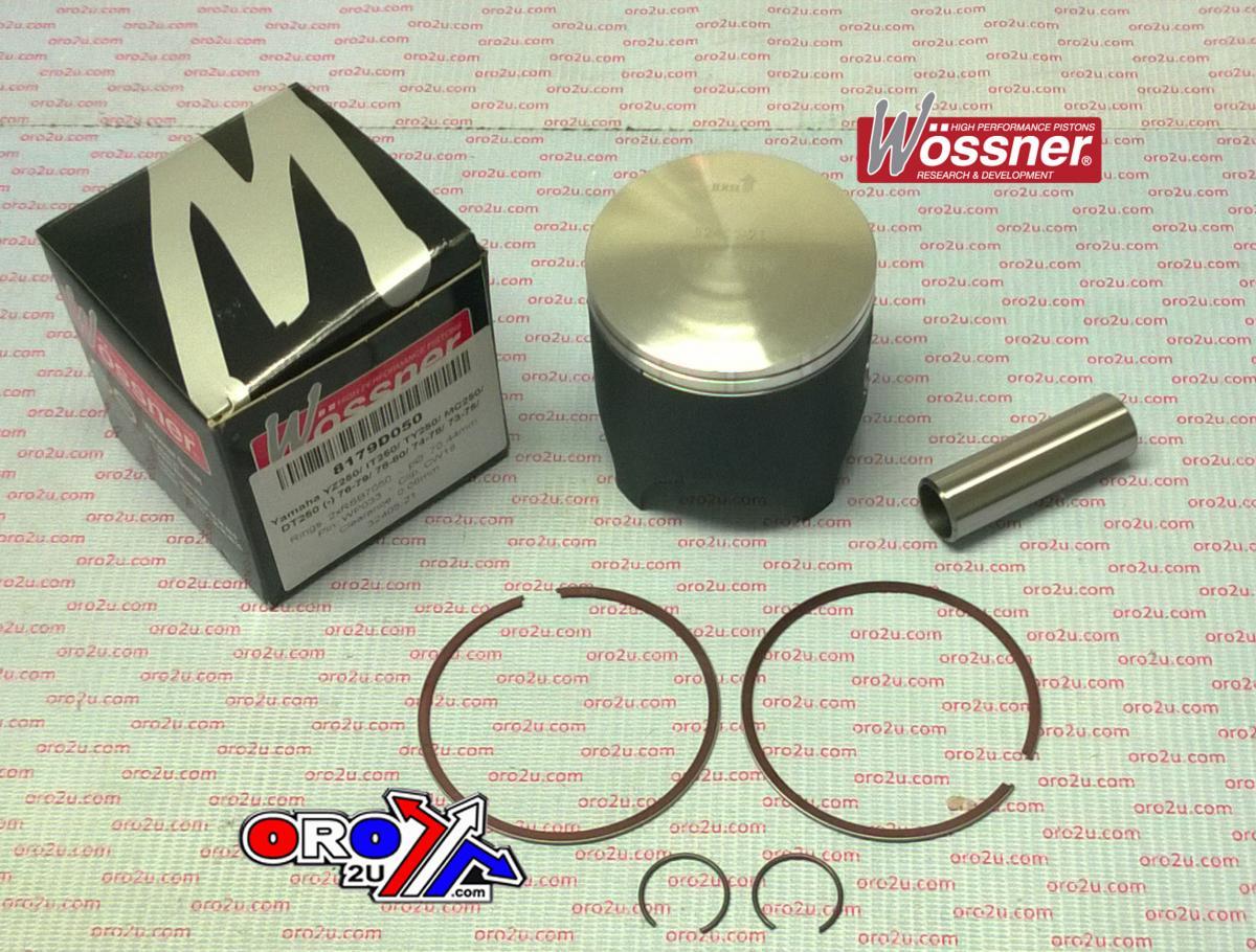 Piston Kit 76-79 YZ250 71.50, Forged Wossner 8179D150
