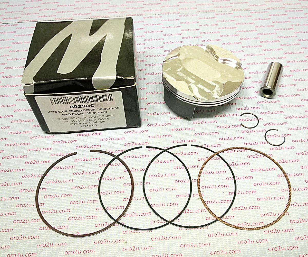 Piston Kit 16-22 SXF250 78mm C, Wossner 8923DC KTM
