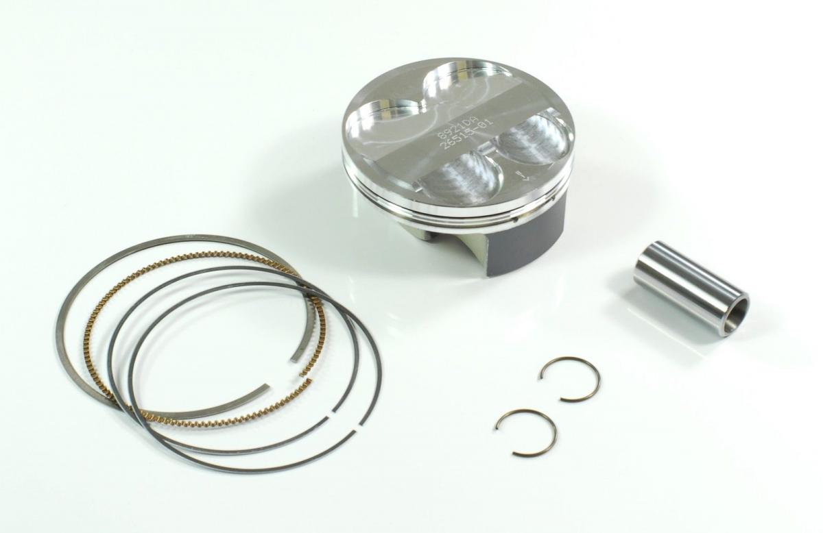 Piston Kit 15-16 KX250F 77 A, 8921DA Wossner Kawasaki 13001-0747, KXF250