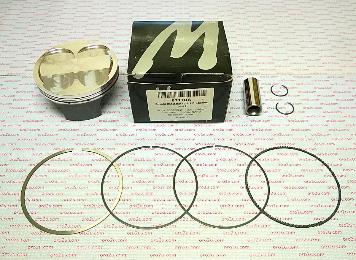 Piston Kit 08-12 RMZ450 96 Hc, Forged Wossner 8717DC
