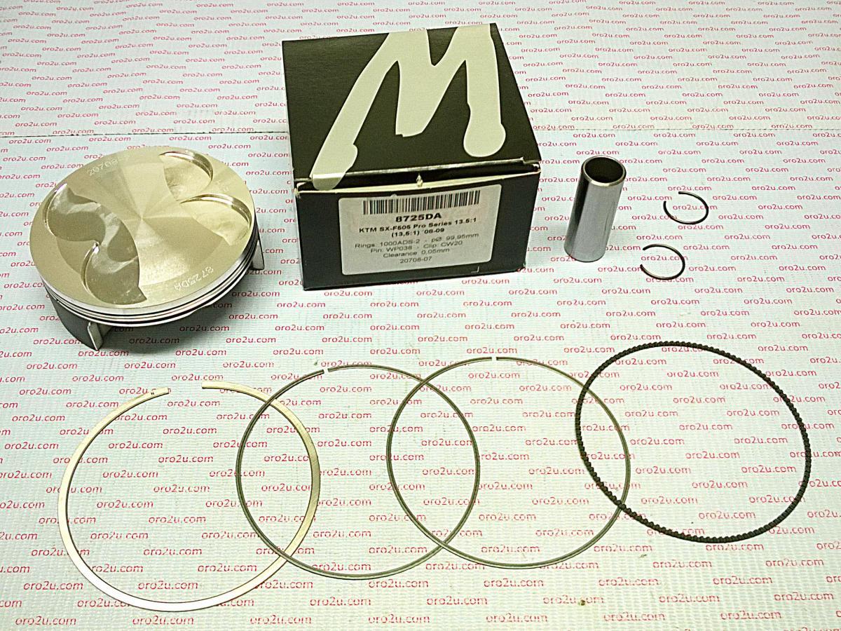 Piston Kit KTM505SX-F-HC 100, Wossner 8725DC 08-09