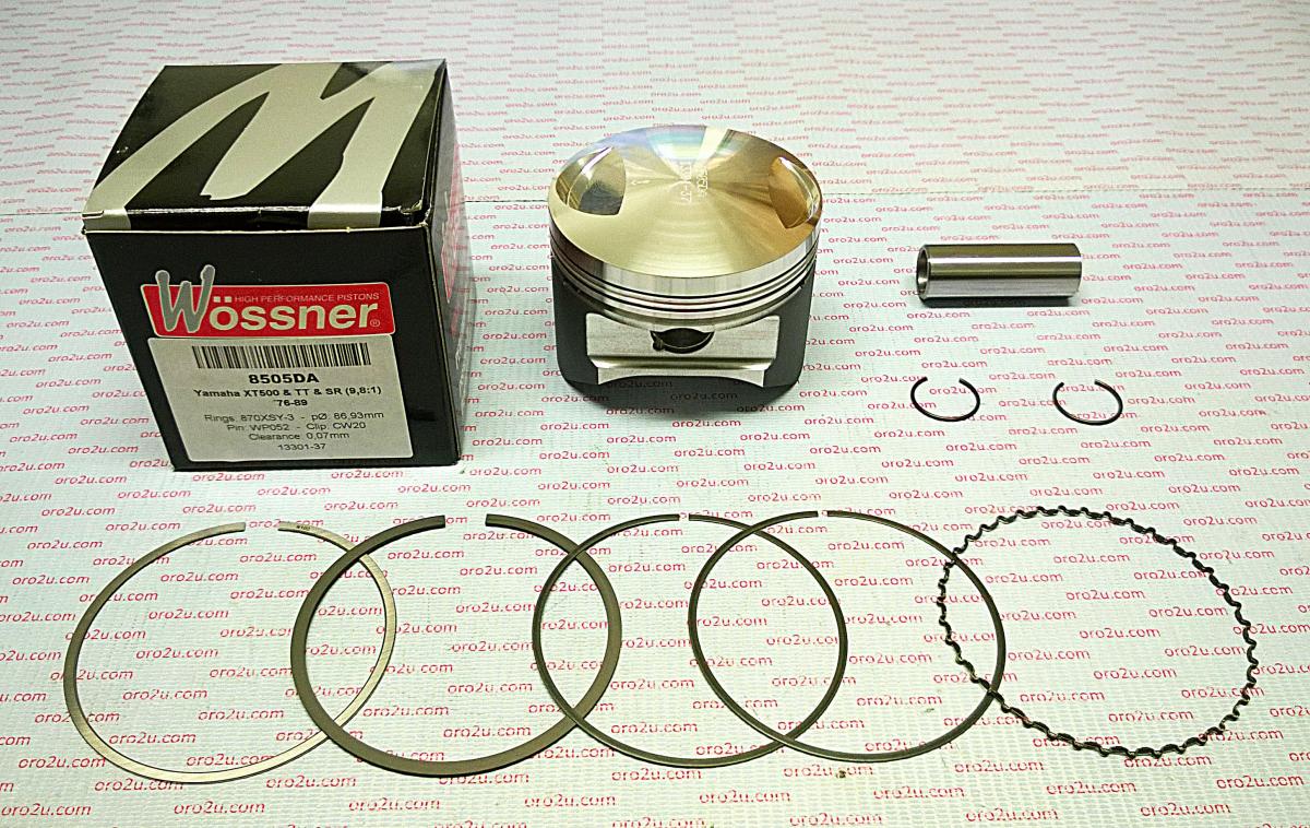 Piston Kit Xt Tt Sr 500 87.00, 8505DA Forged Wossner