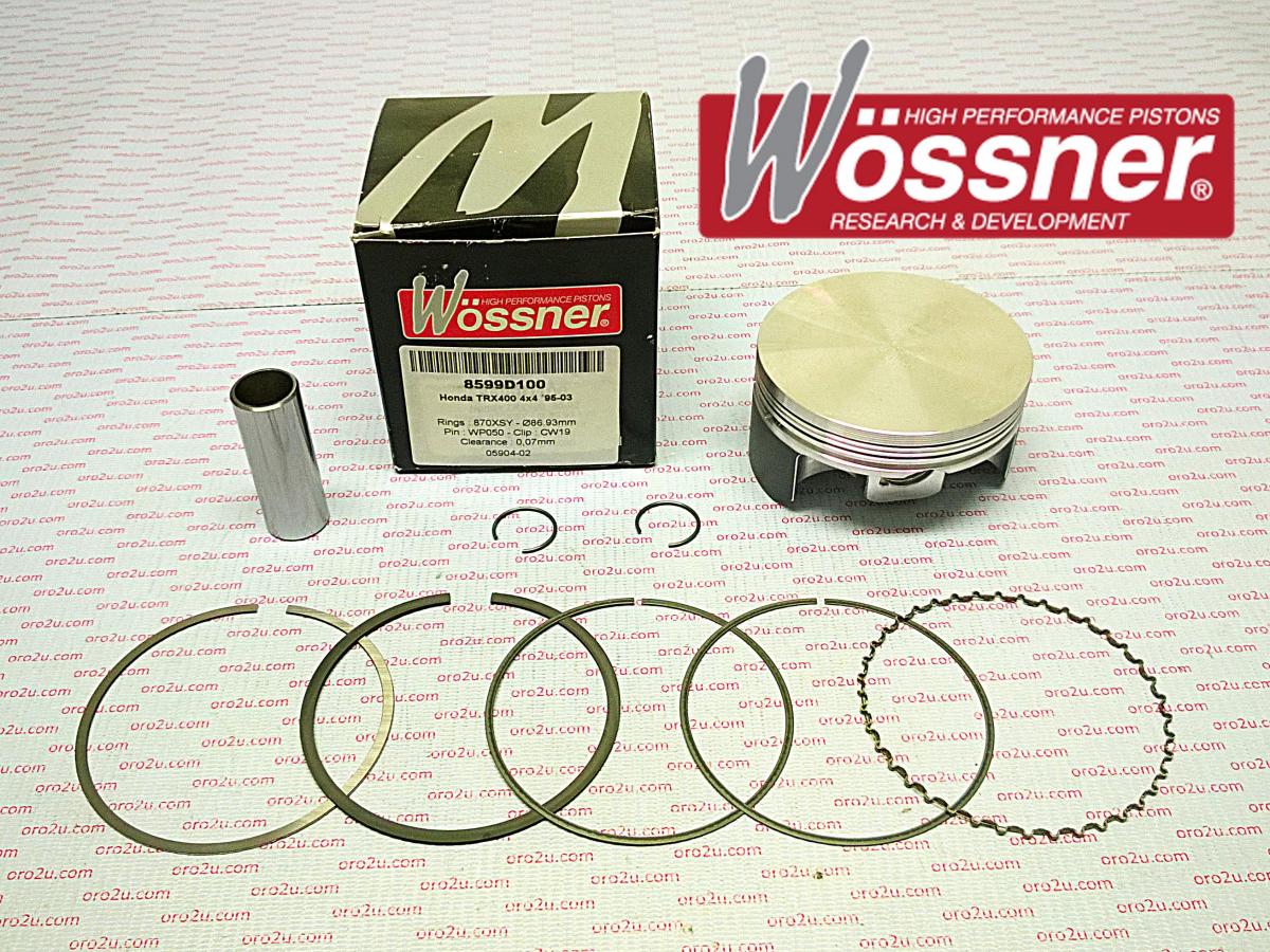 Wossner Piston Kit 95-03 TRX400 86.50, Forged Wossern 8599D050