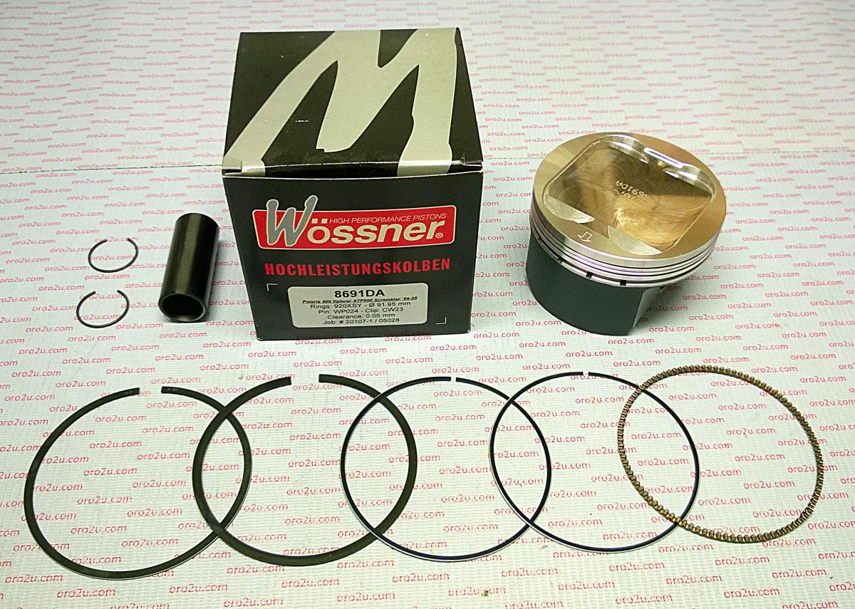 Piston Kit Polaris 500 92.50, Forged Wossner 8691D050