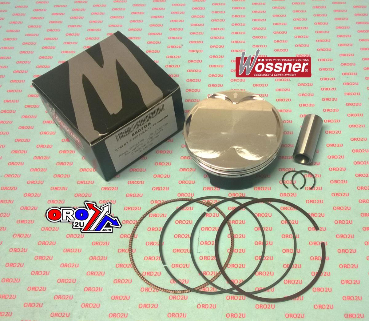Piston Kit 11-15 KTM350 88.00, Forged Wossner 8807DA, 77230207100